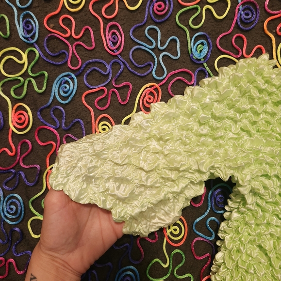 Textured Green Blouse - Picture 4 of 5